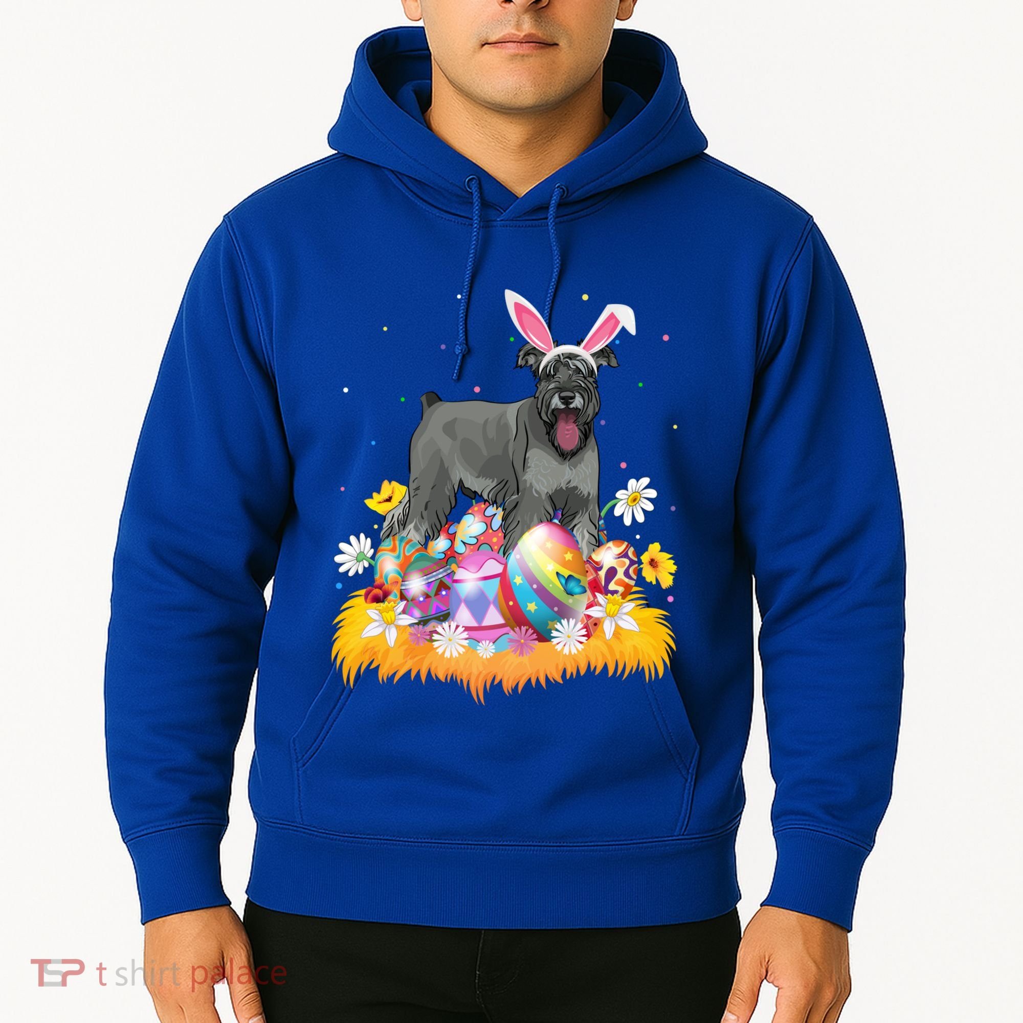 Funny Easter Egg Lover Miniature Schnauzer Dog Easter Sunday Gift Hoodie