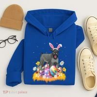 Funny Easter Egg Lover Miniature Schnauzer Dog Easter Sunday Gift Hoodie thumb 4