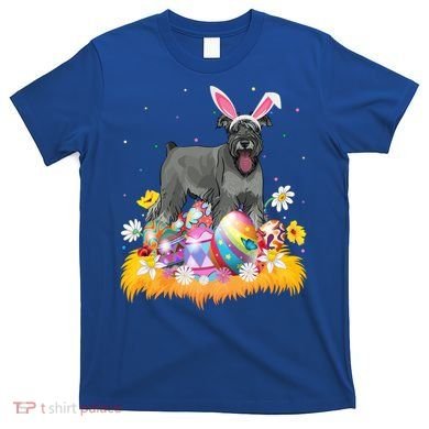 Funny Easter Egg Lover Miniature Schnauzer Dog Easter Sunday Gift T-Shirt