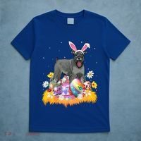 Funny Easter Egg Lover Miniature Schnauzer Dog Easter Sunday Gift T-Shirt thumb 5