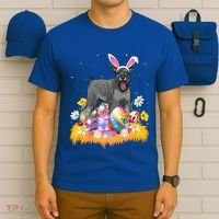 Funny Easter Egg Lover Miniature Schnauzer Dog Easter Sunday Gift T-Shirt thumb 6