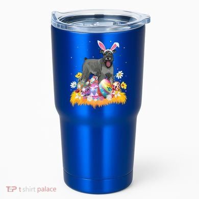 Funny Easter Egg Lover Miniature Schnauzer Dog Easter Sunday Gift Tumbler
