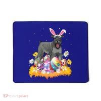 Funny Easter Egg Lover Miniature Schnauzer Dog Easter Sunday Gift Mousepad thumb 0