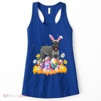 Funny Easter Egg Lover Miniature Schnauzer Dog Easter Sunday Gift Women's Tank Top thumb 0