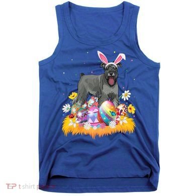 Funny Easter Egg Lover Miniature Schnauzer Dog Easter Sunday Gift Tank Top