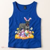 Funny Easter Egg Lover Miniature Schnauzer Dog Easter Sunday Gift Tank Top thumb 2