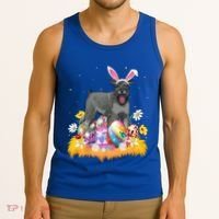 Funny Easter Egg Lover Miniature Schnauzer Dog Easter Sunday Gift Tank Top thumb 3
