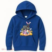 Funny Easter Egg Lover Miniature Schnauzer Dog Easter Sunday Gift Kids Hoodie thumb 0