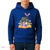 Funny Easter Egg Lover Miniature Schnauzer Dog Easter Sunday Gift Kids Hoodie thumb 4