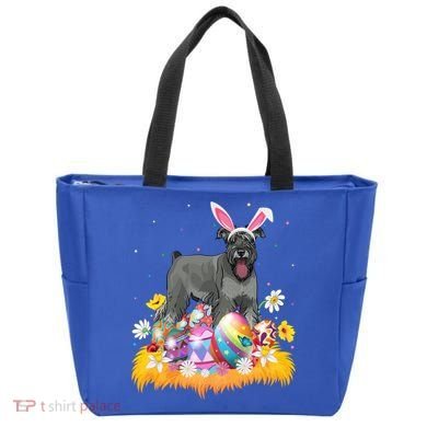 Funny Easter Egg Lover Miniature Schnauzer Dog Easter Sunday Gift Tote Bag