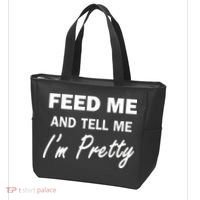Feed Me And Tell Me I'm Pretty Tote Bag thumb 3
