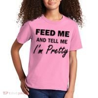 Feed Me And Tell Me I'm Pretty Kids T-Shirt thumb 2