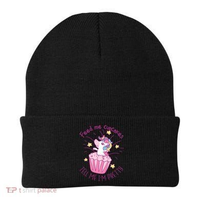 Feed Me Cupcakes Tell Me I'm Pretty Beanie