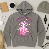 Feed Me Cupcakes Tell Me I'm Pretty Hoodie thumb 3