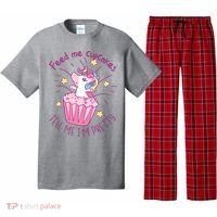 Feed Me Cupcakes Tell Me I'm Pretty Pajama Set thumb 0