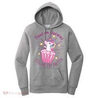 Feed Me Cupcakes Tell Me I'm Pretty Women's Hoodie thumb 0