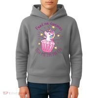 Feed Me Cupcakes Tell Me I'm Pretty Kids Hoodie thumb 4
