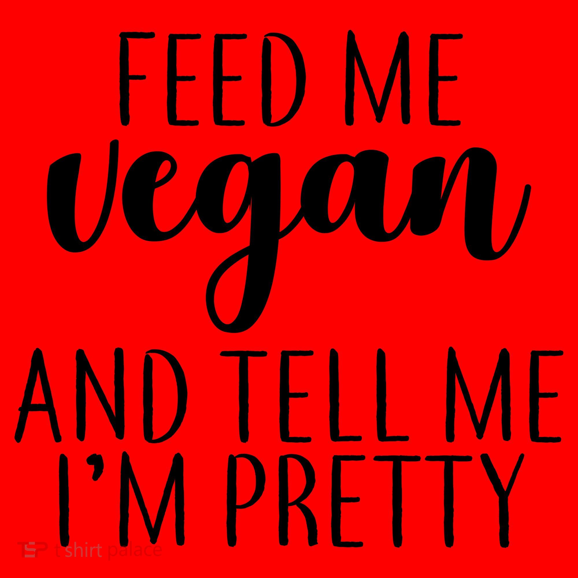 Feed me Vegan And Tell Me I'm Pretty Santa Hat