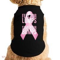 Feel For Lumps, Save Your Bumps - Breast Cancer Awareness Doggie Tank thumb 0