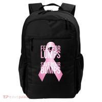 Feel For Lumps, Save Your Bumps - Breast Cancer Awareness Backpack thumb 0