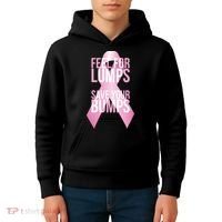 Feel For Lumps, Save Your Bumps - Breast Cancer Awareness Kids Hoodie thumb 4