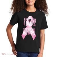 Feel For Lumps, Save Your Bumps - Breast Cancer Awareness Kids T-Shirt thumb 2