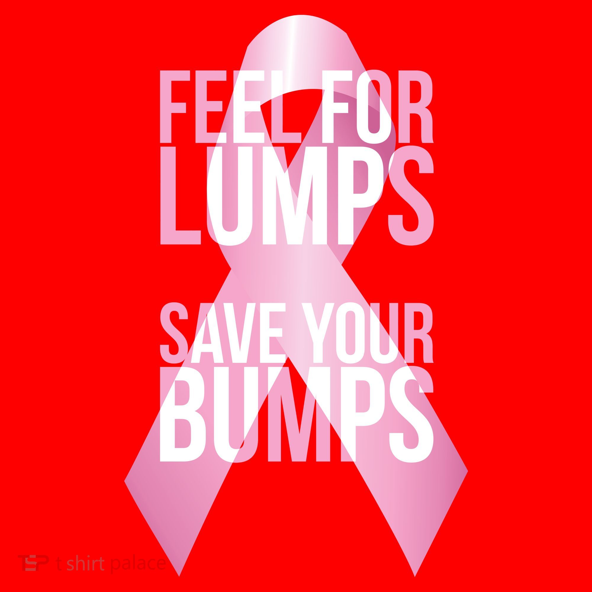 Feel For Lumps, Save Your Bumps - Breast Cancer Awareness Santa Hat