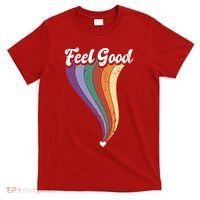 Feel Good Retro Vintage Rainbow T-Shirt thumb 0