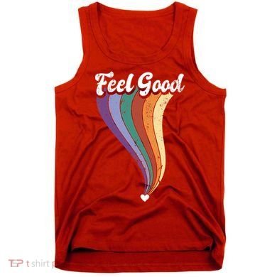 Feel Good Retro Vintage Rainbow Tank Top