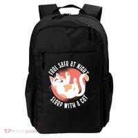 Feel Safe At Night Sleep With A Cat Backpack thumb 0
