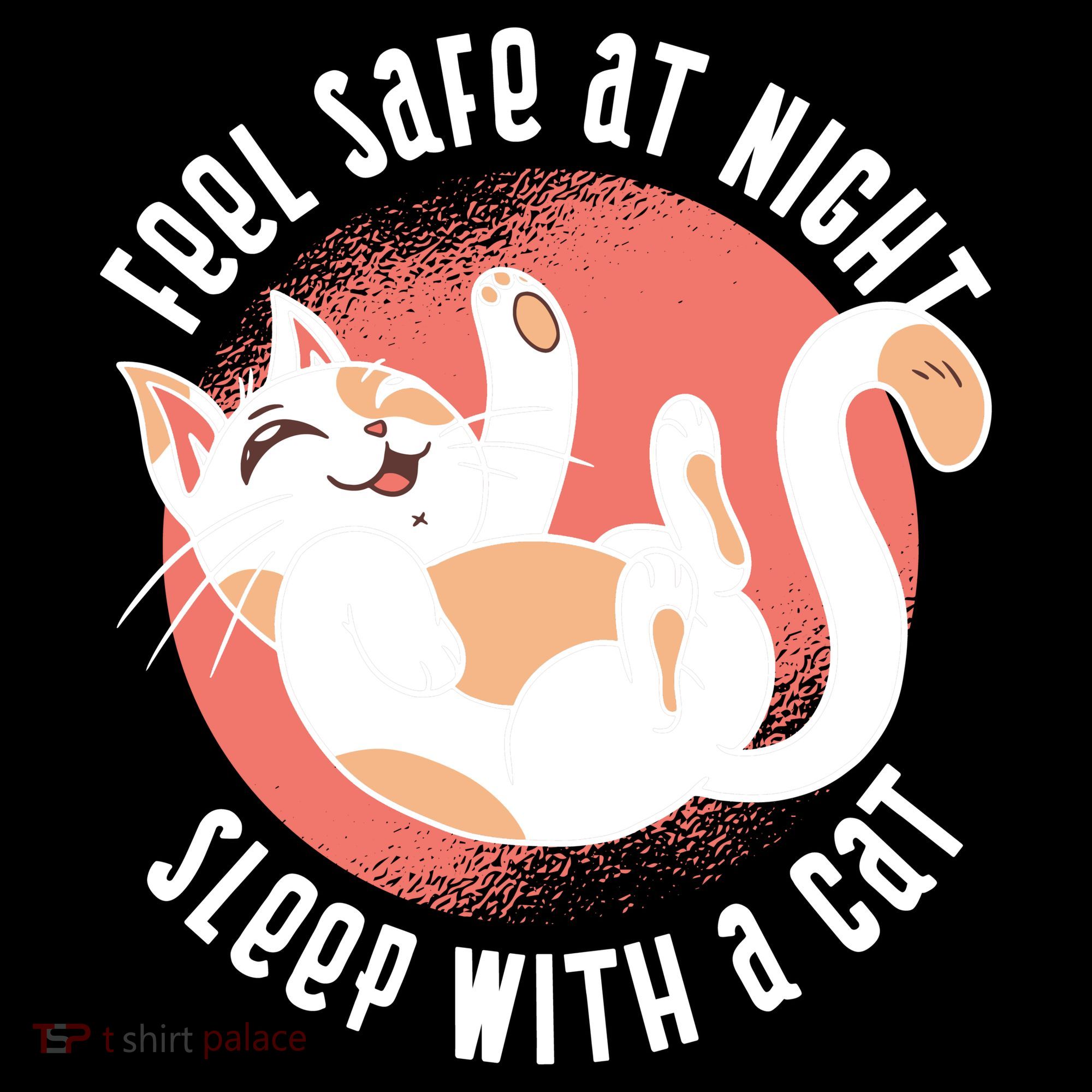 Feel Safe At Night Sleep With A Cat Bucket Hat