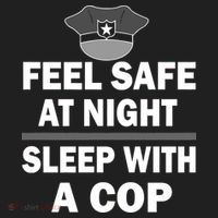 Feel Safe At Night Sleep With A Cop Beanie thumb 2