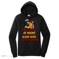 Feel Safe At Night Sleep With A Firefighter Women's Hoodie thumb 0