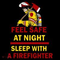 Feel Safe At Night Sleep With A Firefighter Kids Sweatshirt thumb 2