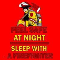 Feel Safe At Night Sleep With A Firefighter Santa Hat thumb 1
