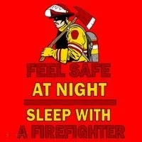Feel Safe At Night Sleep With A Firefighter Santa Hat thumb 1