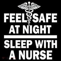 Feel Safe At Night Sleep With A Nurse Mousepad thumb 1