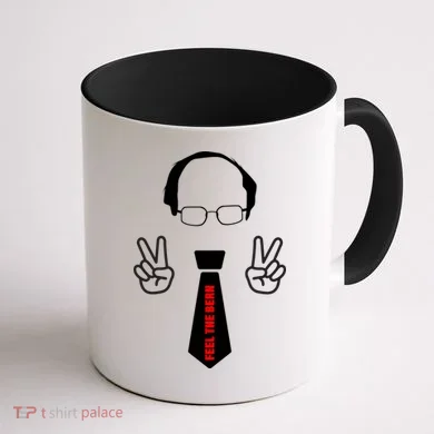 Feel The Bern Coffee Mug back