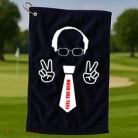 Feel The Bern Golf Towel thumb 1
