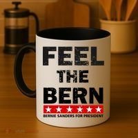Feel The Bern Bernie Sanders Coffee Mug thumb 4