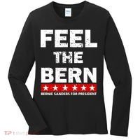 Feel The Bern Bernie Sanders Women's Long Sleeve Shirt thumb 0