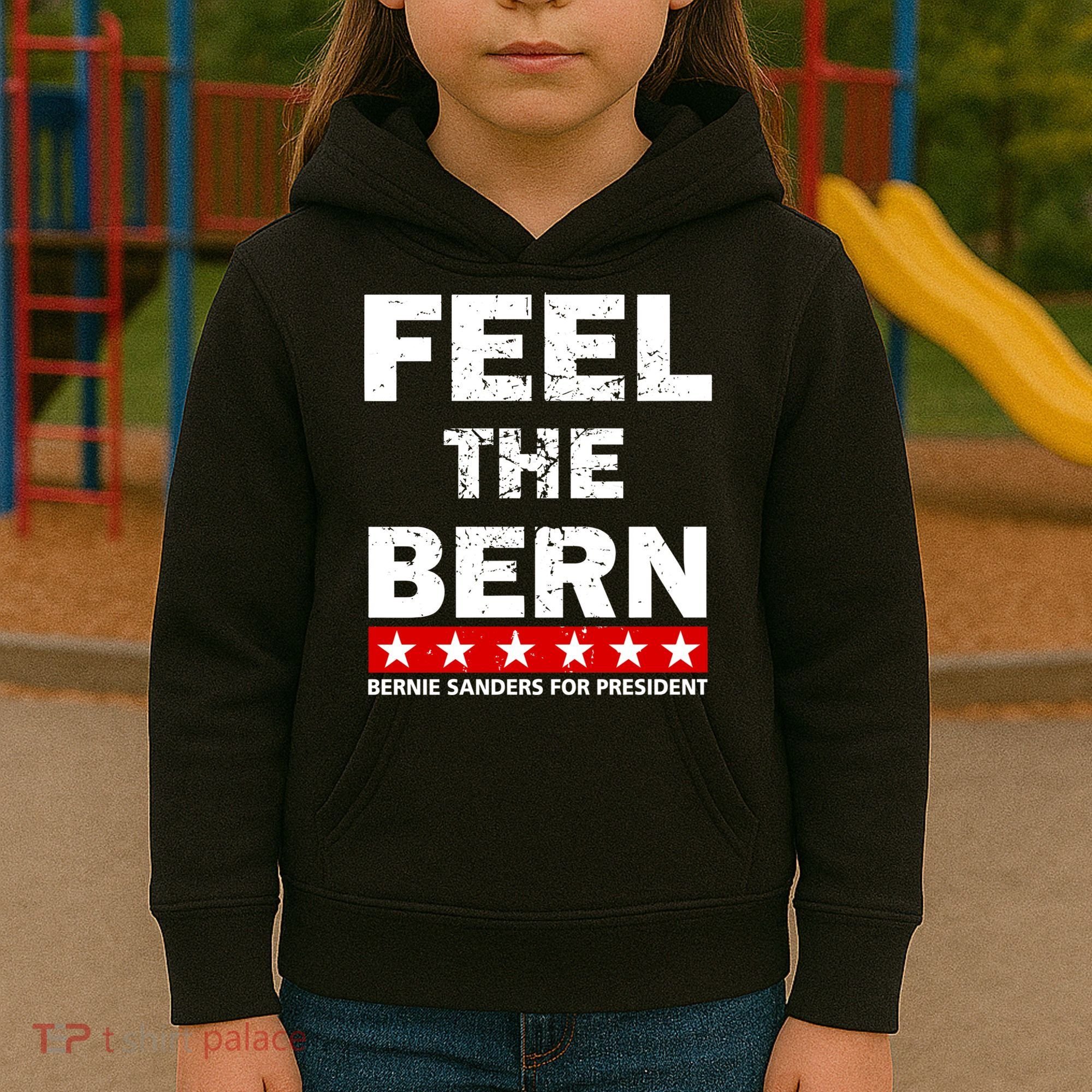 Feel The Bern Bernie Sanders Kids Hoodie
