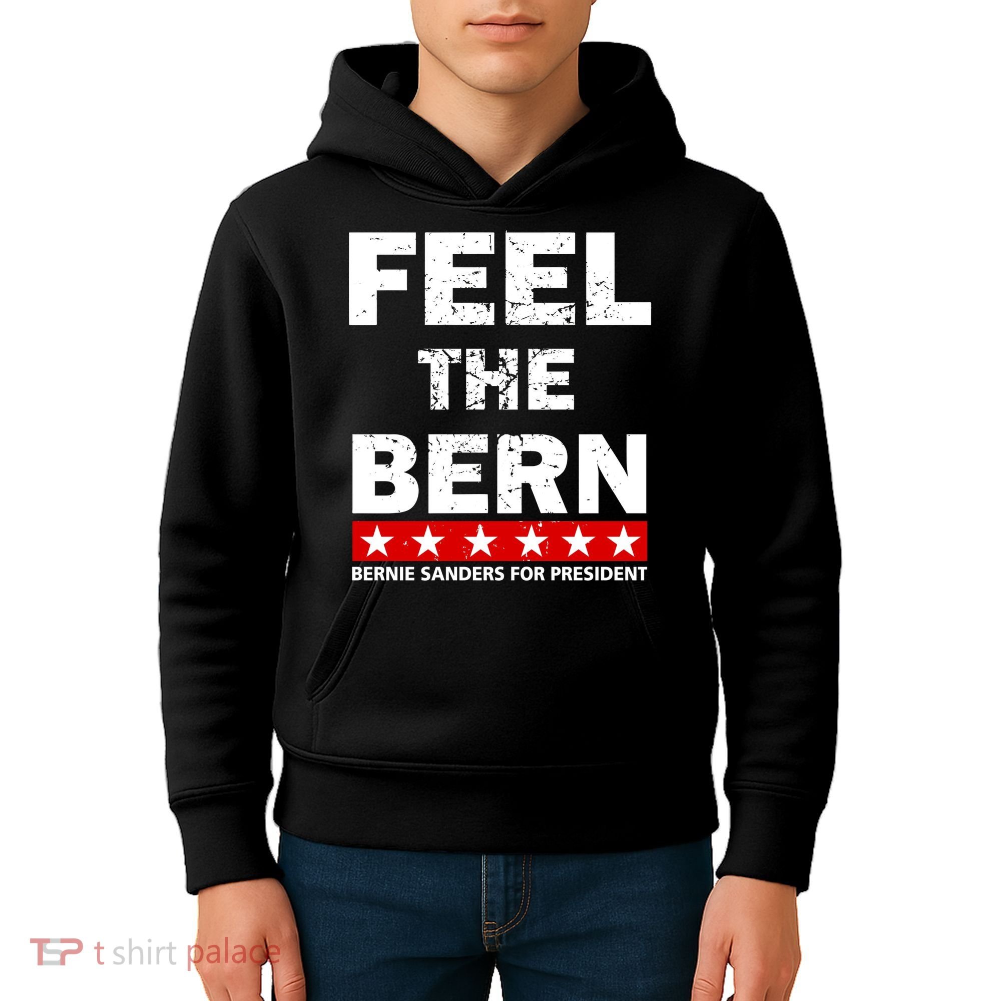 Feel The Bern Bernie Sanders Kids Hoodie