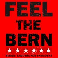 Feel The Bern Bernie Sanders Santa Hat thumb 1