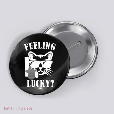 Feeling Luck Cat With Pistol Gun Button