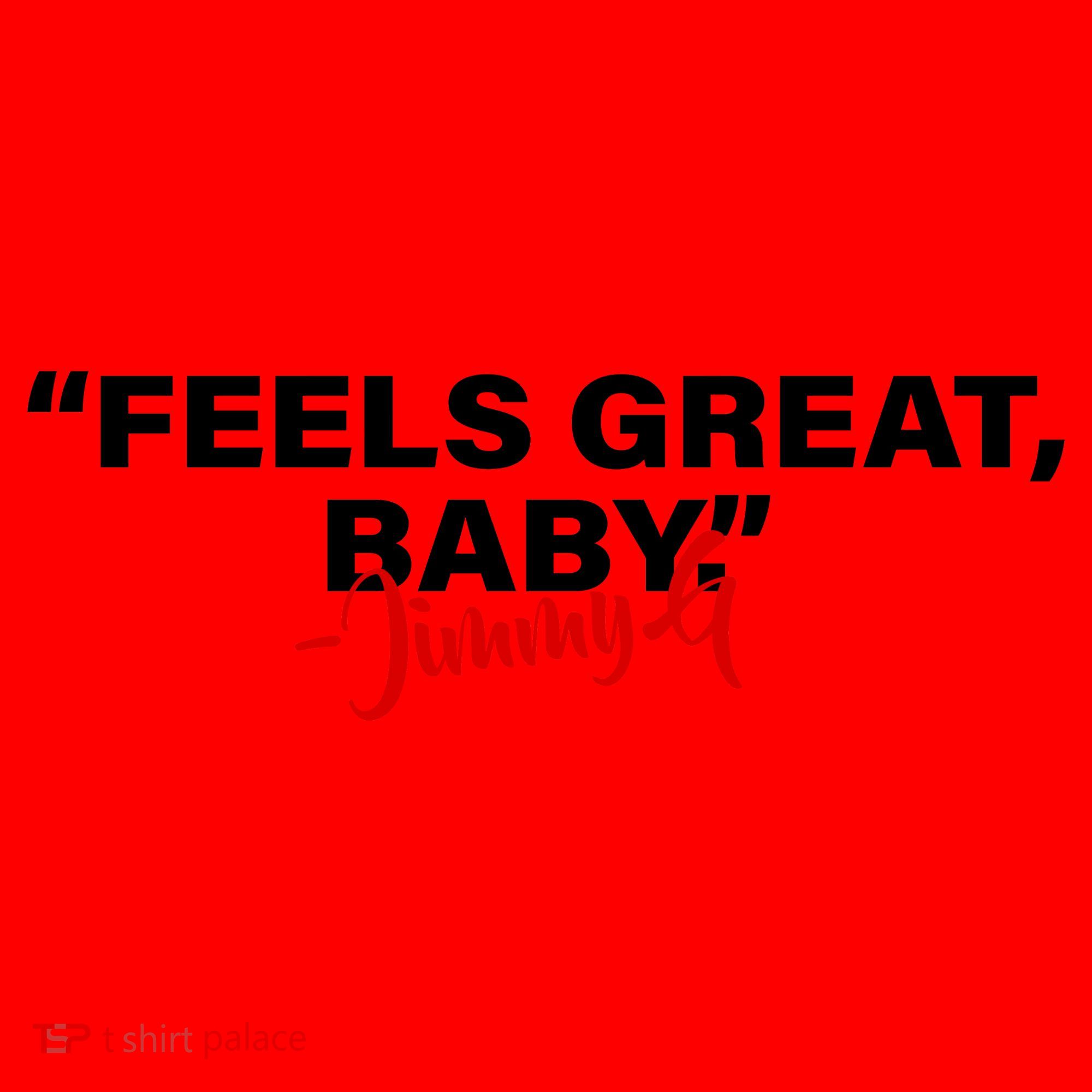 Feels Great Baby Jimmy G Santa Hat