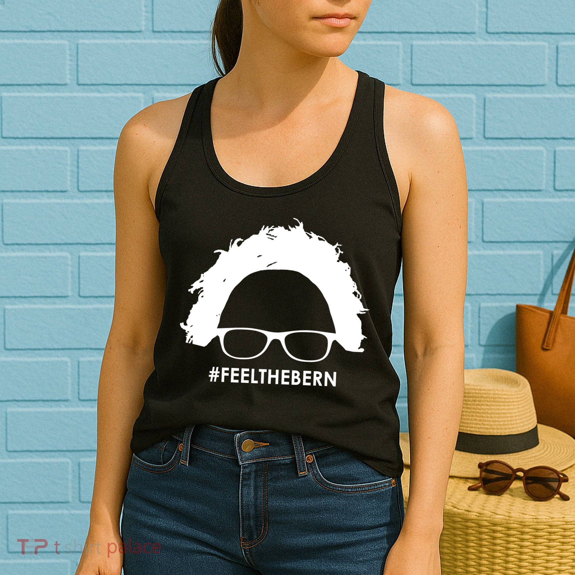 #feelthebern Feel The Bern Bernie Sanders Women's Tank Top