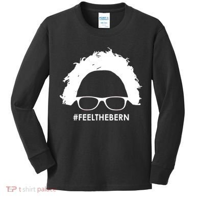 #feelthebern Feel The Bern Bernie Sanders Kids Long Sleeve Shirt