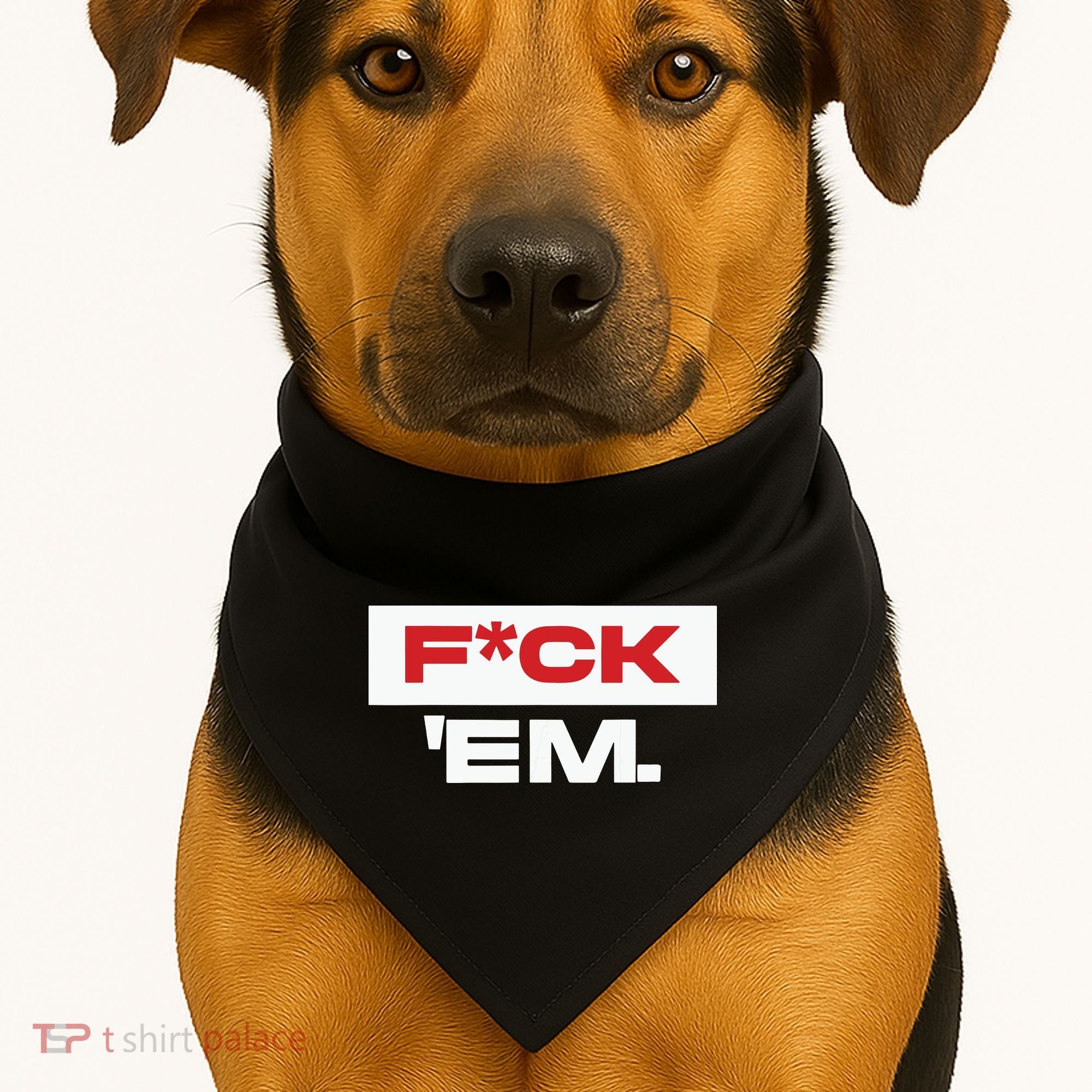 Fuck Em USA-Made Doggie Bandana