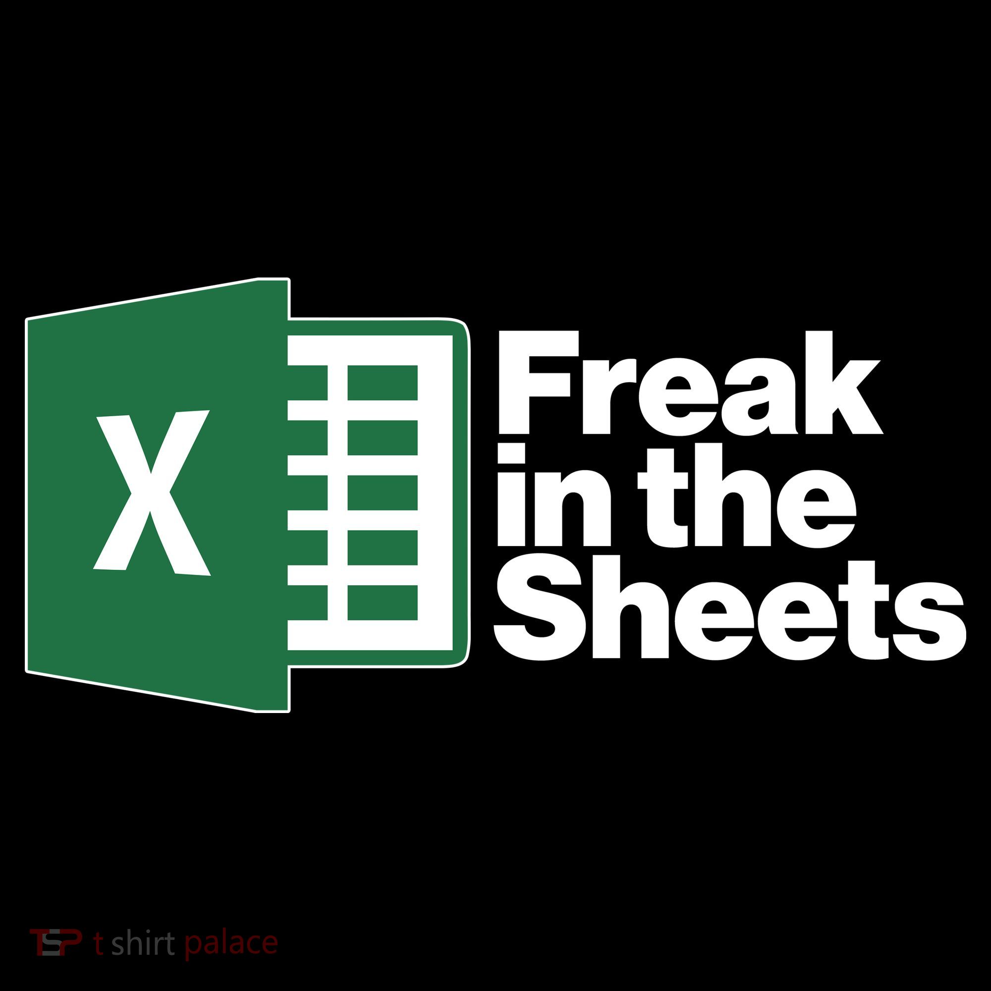 Funny Excel Freak In The Sheets Apron
